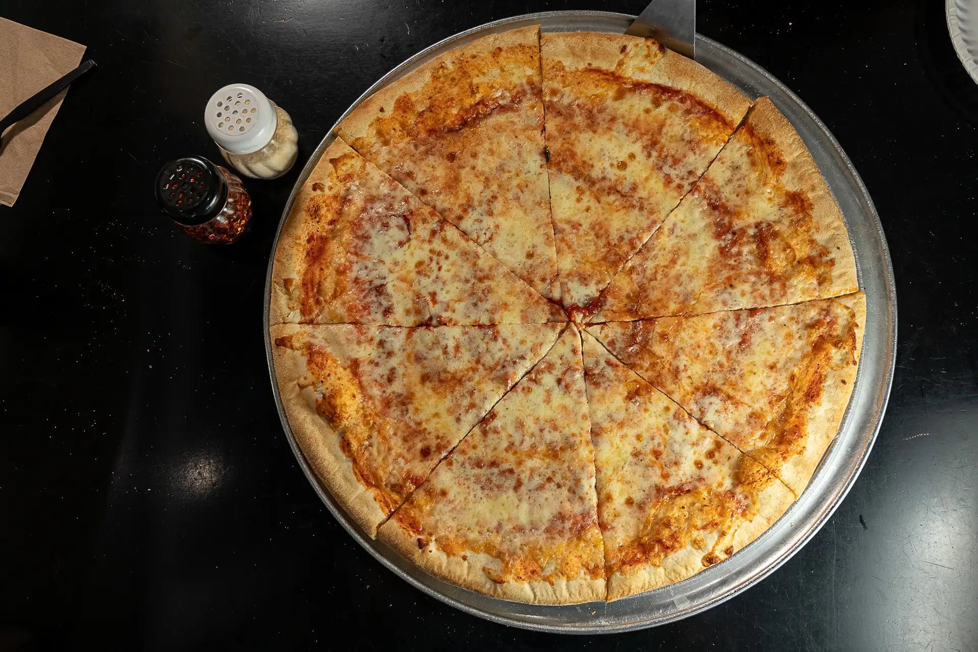 Order Cheese Pizza - 14" food online from Brick 3 Pizza store, Milwaukee on bringmethat.com