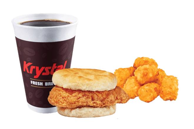 Order CHIK® BISCUIT COMBO food online from Krystal on Walton Way #AUG001 store, Augusta (Richmond County) on bringmethat.com