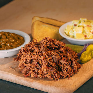 Order Brisket Dinner food online from Billy Sims Barbecue store, Troy on bringmethat.com