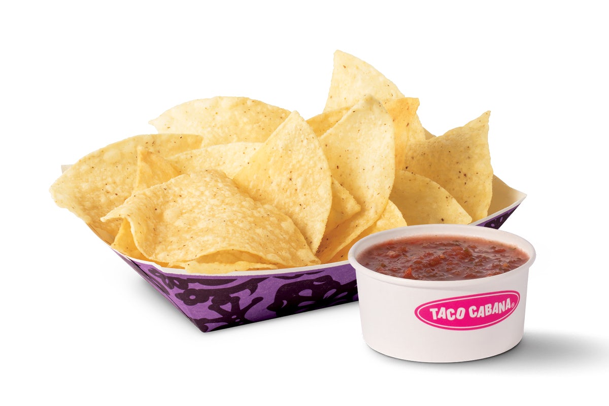 Order Small Chips & Salsa Roja food online from Taco Cabana store, Kyle on bringmethat.com