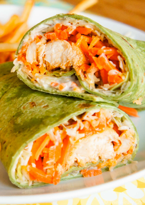 Order Buffalo Chicken Wrap food online from Janik's Cafe store, Chicago on bringmethat.com