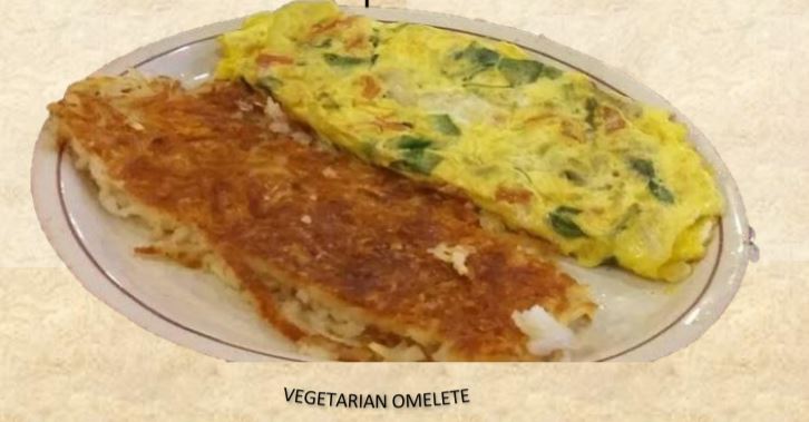 Order Vegetarian Omelette food online from The Big Egg store, North Olmsted on bringmethat.com