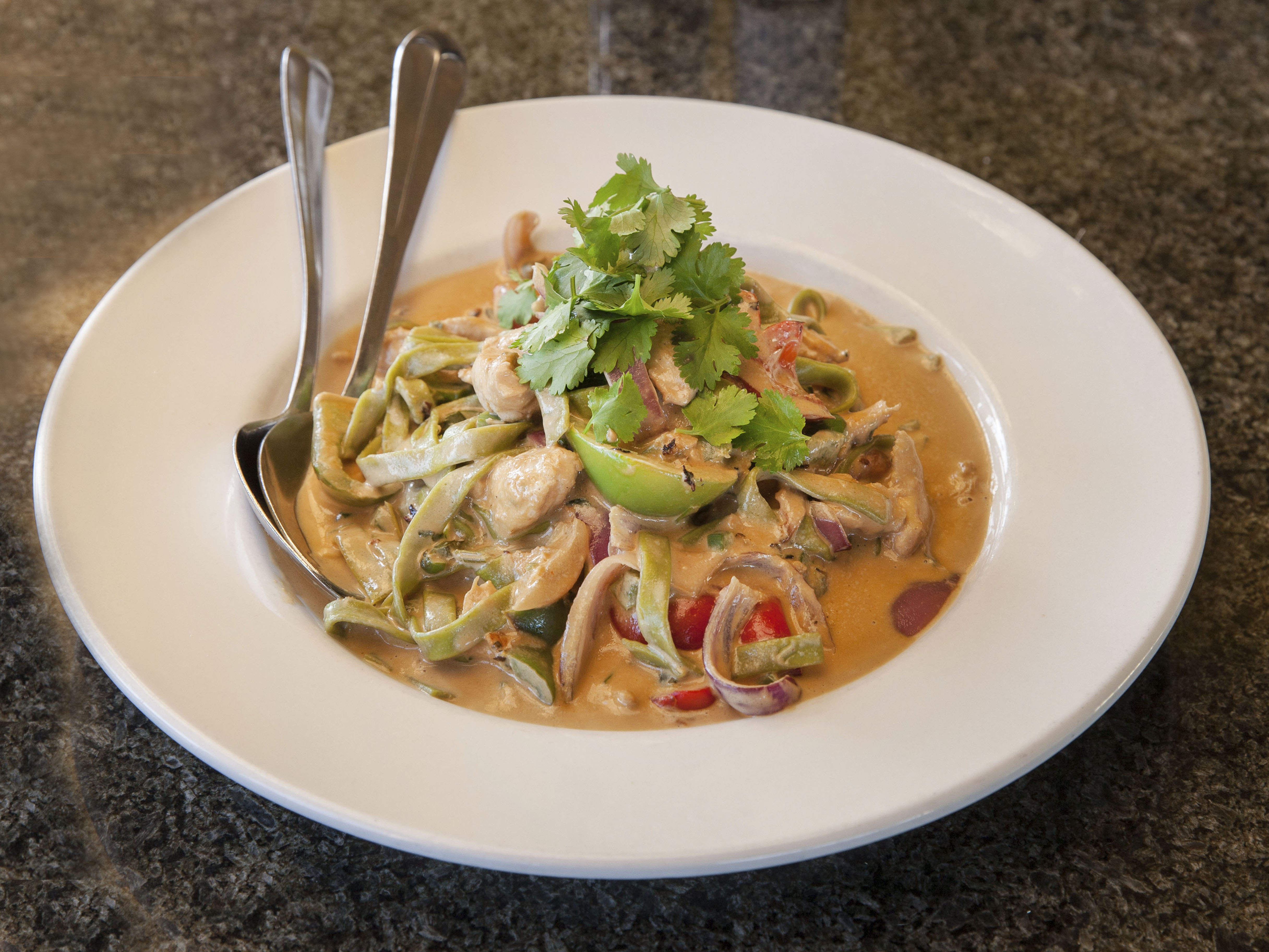 Order Chicken Tequila Fettuccine food online from Sammy's Woodfired Pizza store, Palm Desert on bringmethat.com