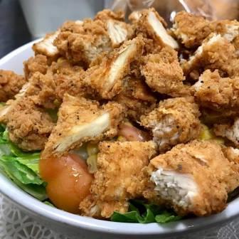 Order Southern Fried Chicken Salad food online from Rage Against The Chicken store, Redondo Beach on bringmethat.com