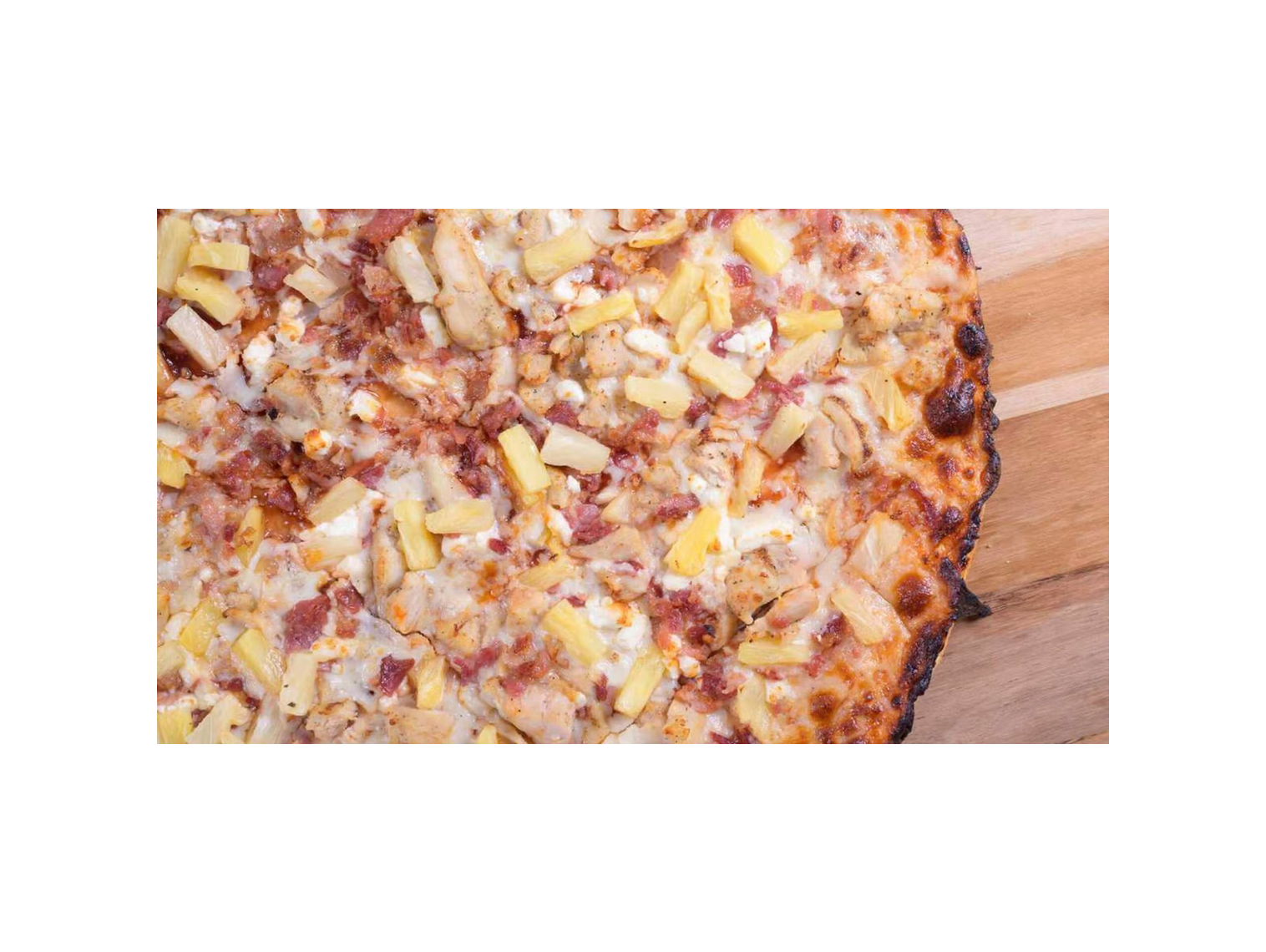 Order Polynesian (10") food online from Cousin Vinny's Pizza store, Muncie on bringmethat.com