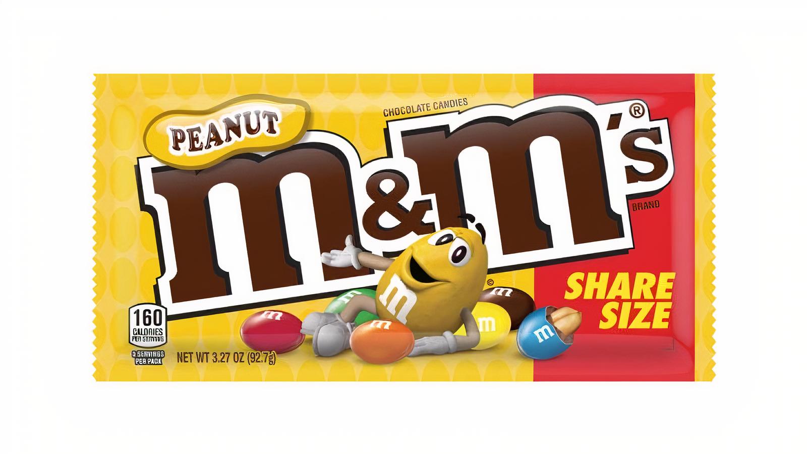 Order M&M Peanut King Size 3oz food online from Extramile store, San Diego on bringmethat.com