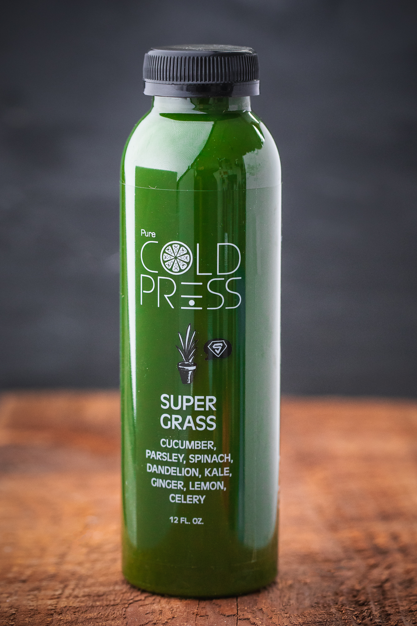 Order Super Grass Juice food online from Pure Cold Press store, Brookline on bringmethat.com