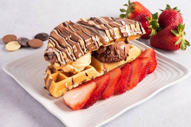 Order Ice Cream Waffle food online from Choco Fruit store, Anaheim on bringmethat.com