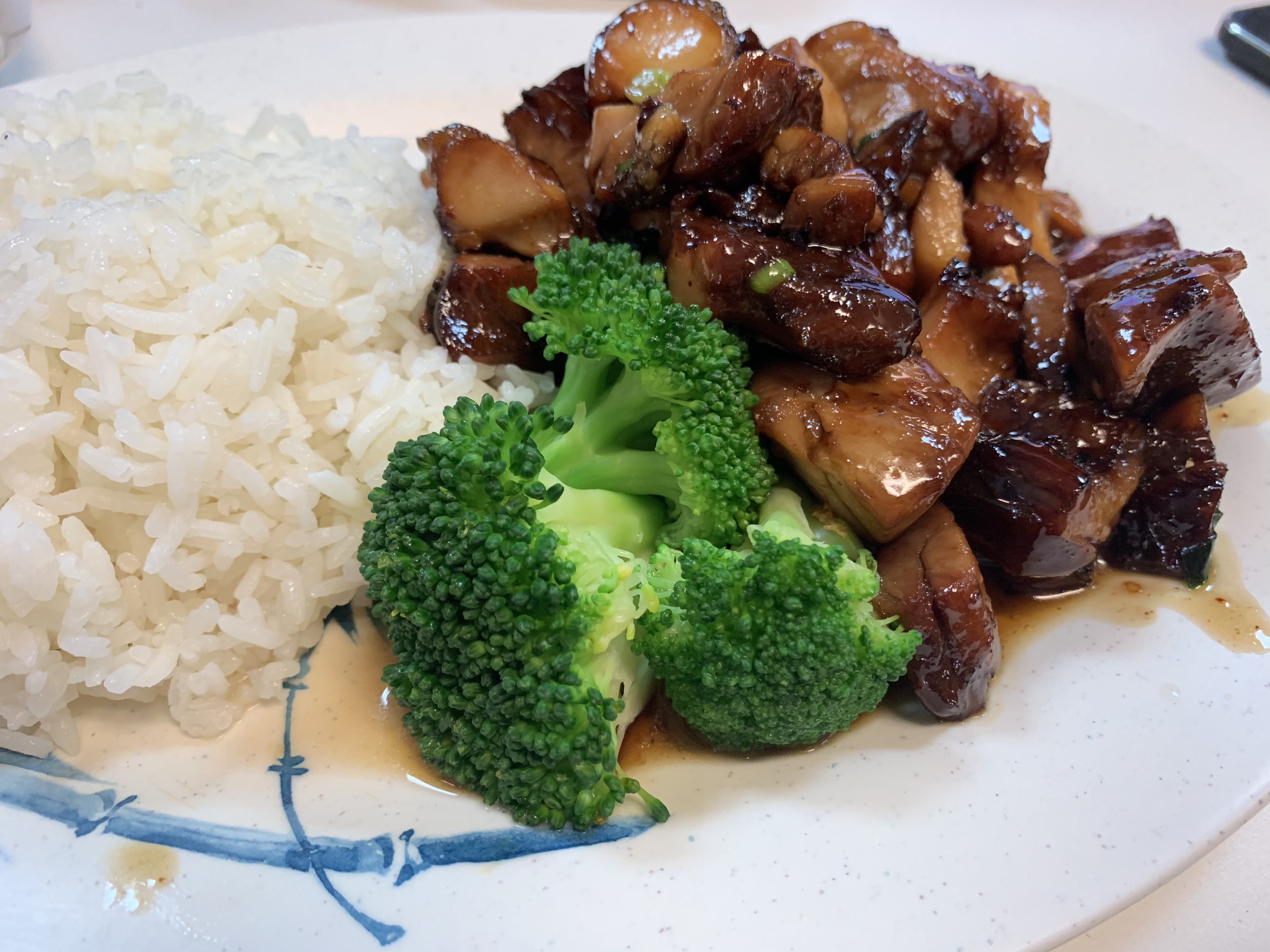 Order DS17. Bourbon Chicken Dinner Special food online from Tsing Tao Chinese Cuisine store, Mesa on bringmethat.com
