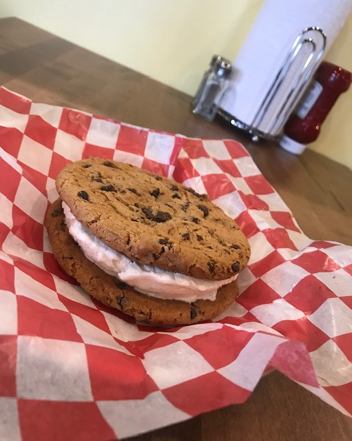 Order Chocolate Chip Ice Cream Cookie Sandwich food online from Flavorshack Hot Chicken & Ribs store, Duncan on bringmethat.com