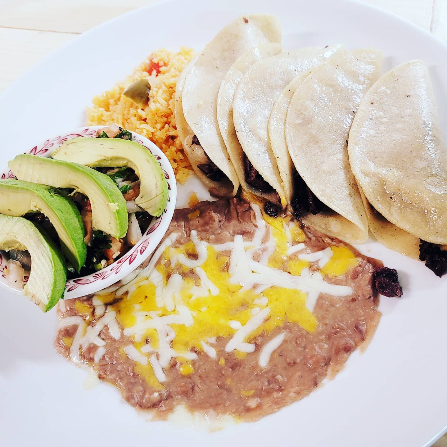 Order Tacos de Carne Asada food online from Chapala Mexican Kitchen store, Oklahoma City on bringmethat.com