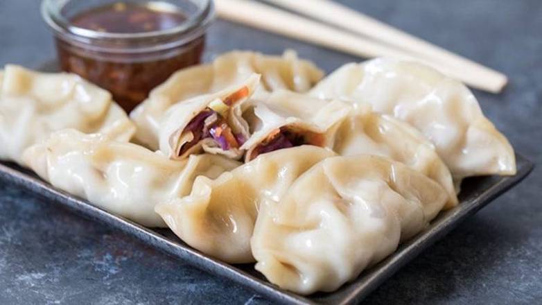Order 8 Piece Steamed Dumpling food online from Great China store, Dover on bringmethat.com