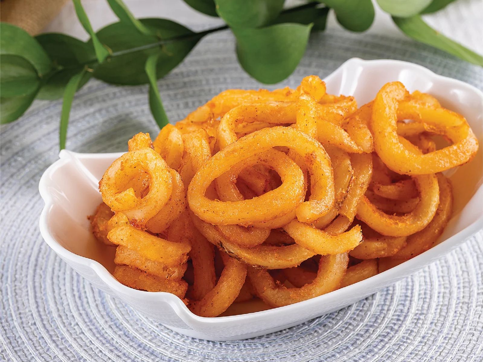 Order B9. Curly Fries - 炸薯條圈 food online from Sweethoney Dessert store, Artesia on bringmethat.com