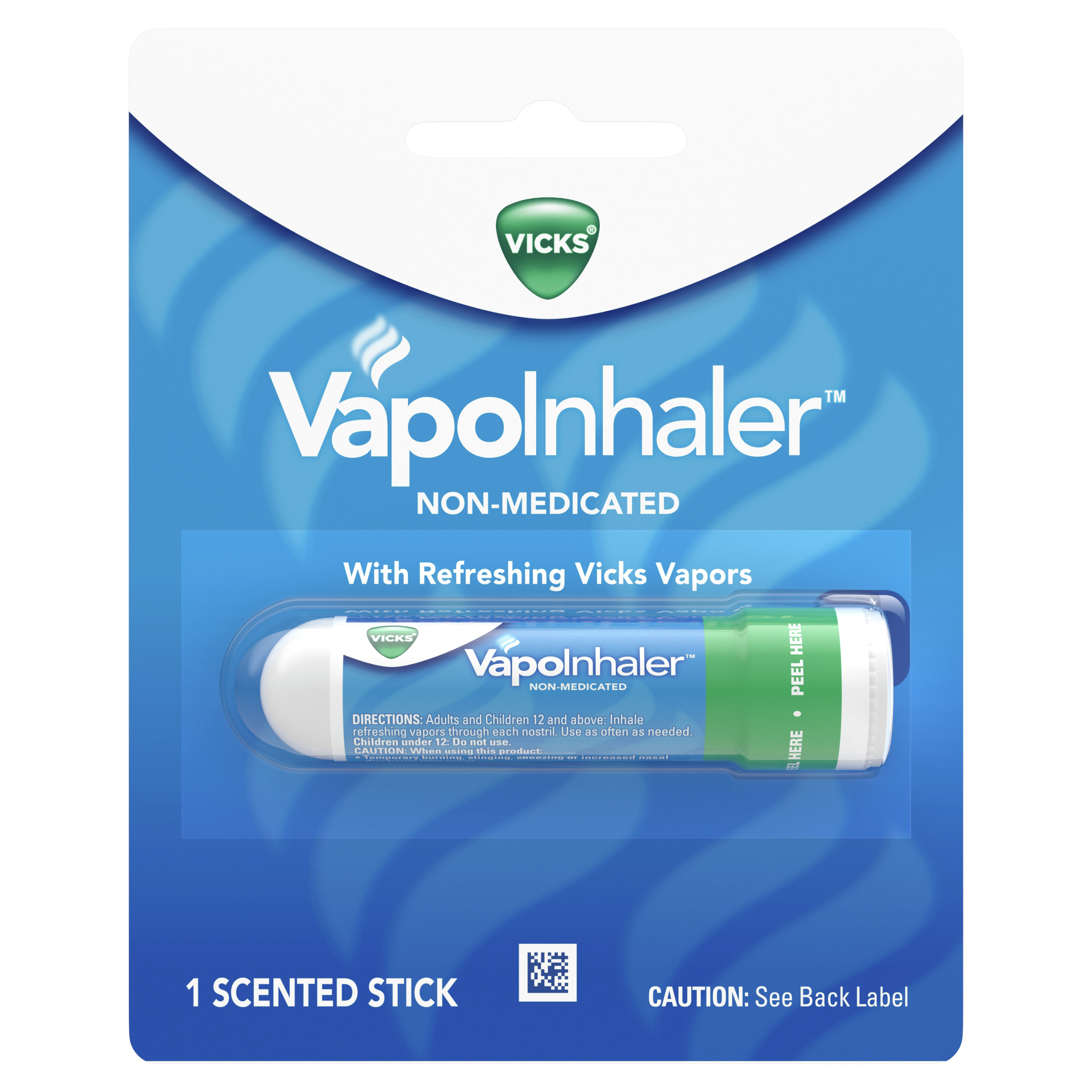 Order Vicks VapoInhaler Portable Non-Medicated Nasal Inhaler, Menthol - 1 ct food online from Rite Aid store, REEDLEY on bringmethat.com