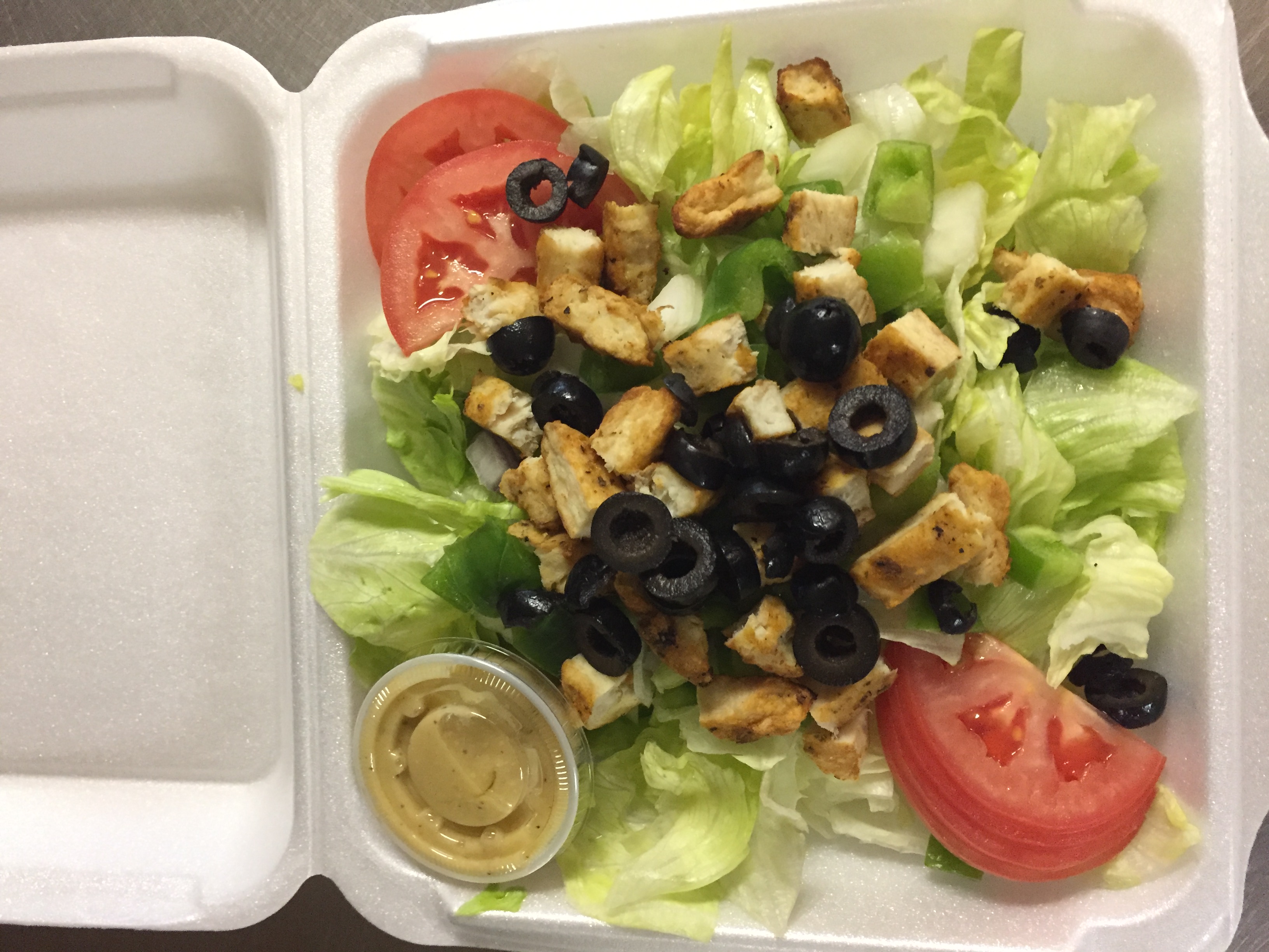 Order Grilled Chicken Salad food online from Ronzio Pizza & Subs store, Warwick on bringmethat.com