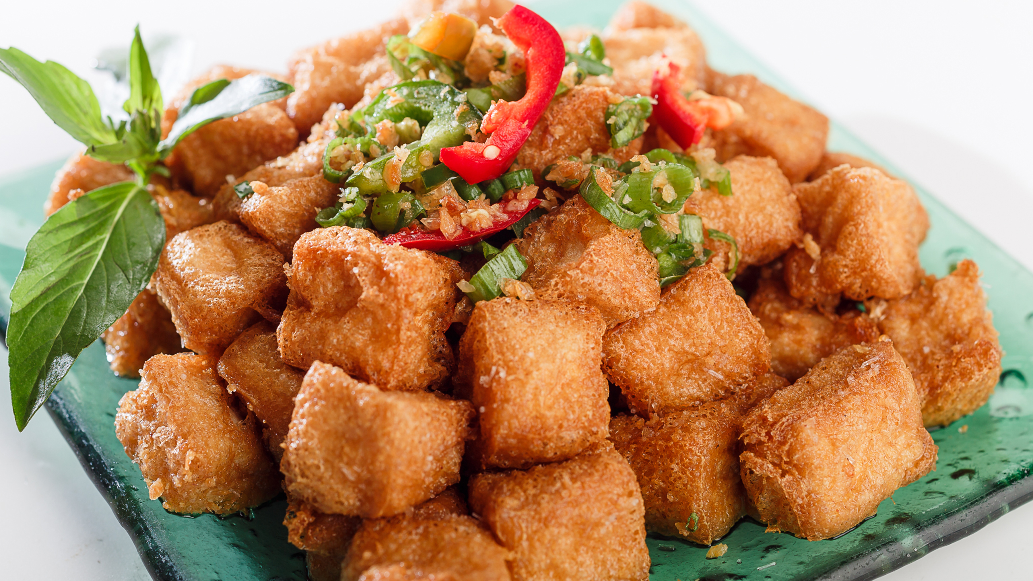 Order Spicy Salt Tofu food online from Capital Seafood store, Beverly Hills on bringmethat.com
