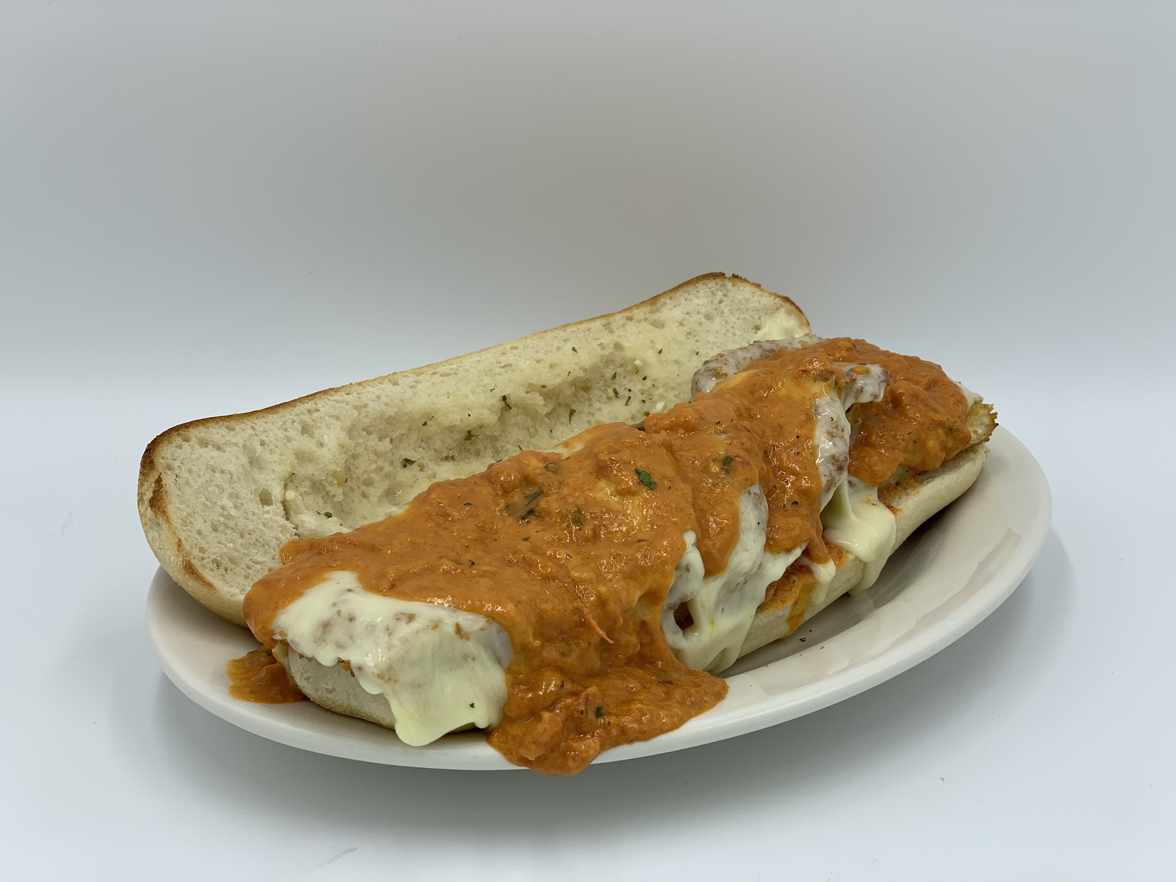Order Chicken Vodka Parm Sandwich food online from Mario's Pizzeria of Seaford store, Seaford on bringmethat.com