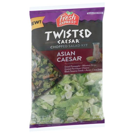Order Fresh Express · Twisted Asian Caesar Chopped Salad Kit (9.6 oz) food online from Albertsons store, Saint George on bringmethat.com