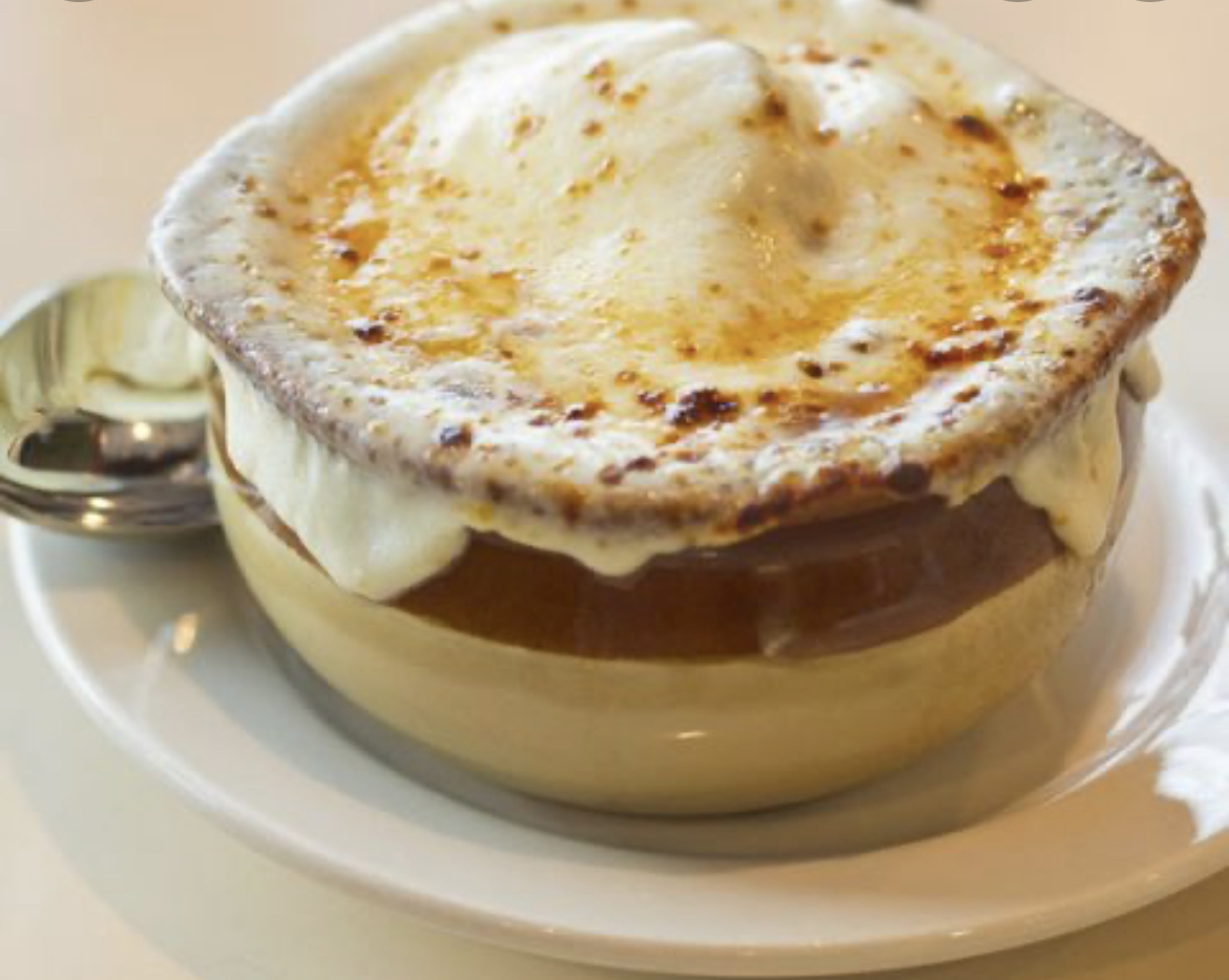 Order French onion soup  food online from Golden Eagle II store, Bronx on bringmethat.com
