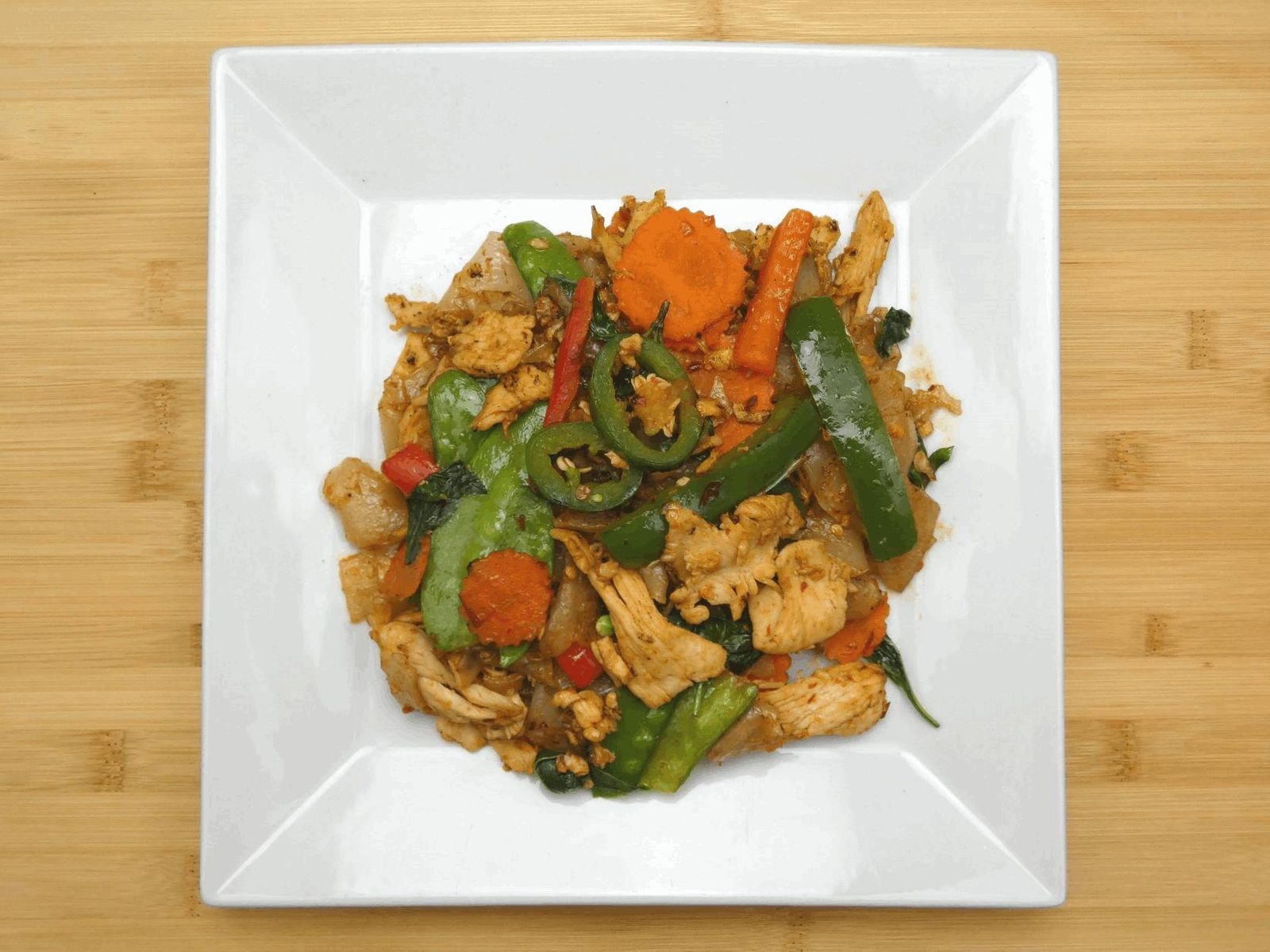 Order Drunken Noodle  food online from Thai Food Connection store, Manchester on bringmethat.com