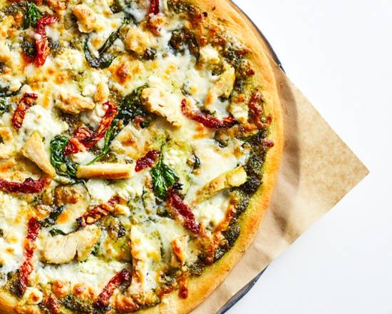 Order NAT'S CHICKEN PESTO food online from Your Pie Pizza store, Flagstaff on bringmethat.com