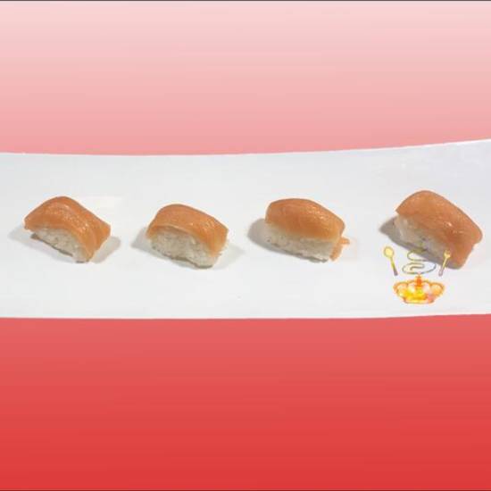 Order NIGIRI SALMON food online from Hibachi Sushi & Supreme Buffet store, Richmond on bringmethat.com