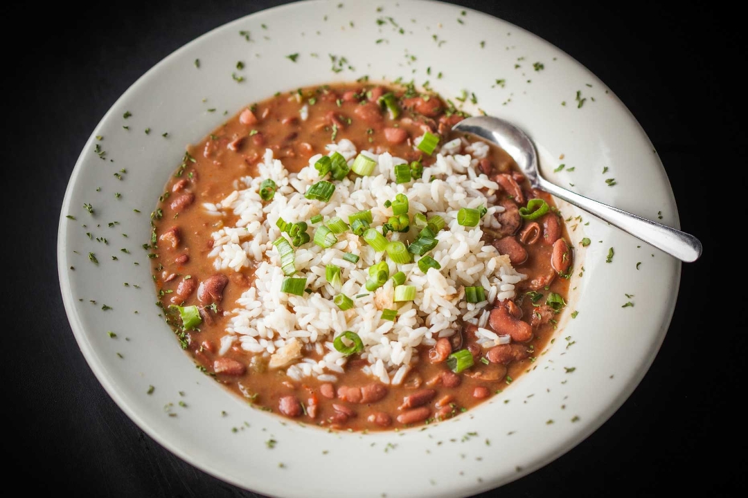 Order Red Beans and Rice Entree food online from Free Man Cajun Cafe store, Dallas on bringmethat.com