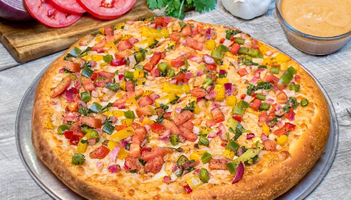 Order 17. Chipotle Chicken Pizza food online from Premier Pizza - Santa Clara store, Santa Clara on bringmethat.com
