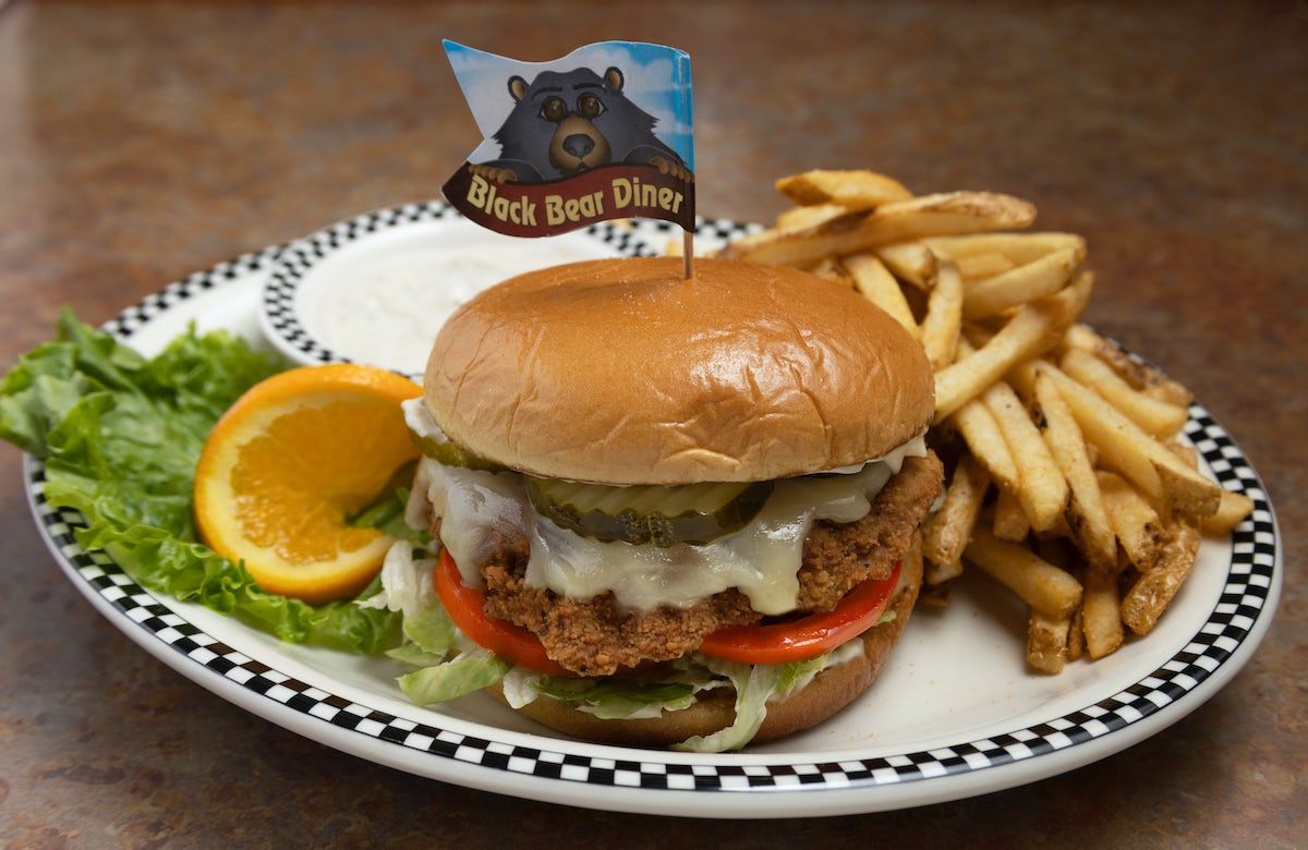 Order Crispy “CFS” Sandwich food online from Black Bear Diner store, Draper on bringmethat.com