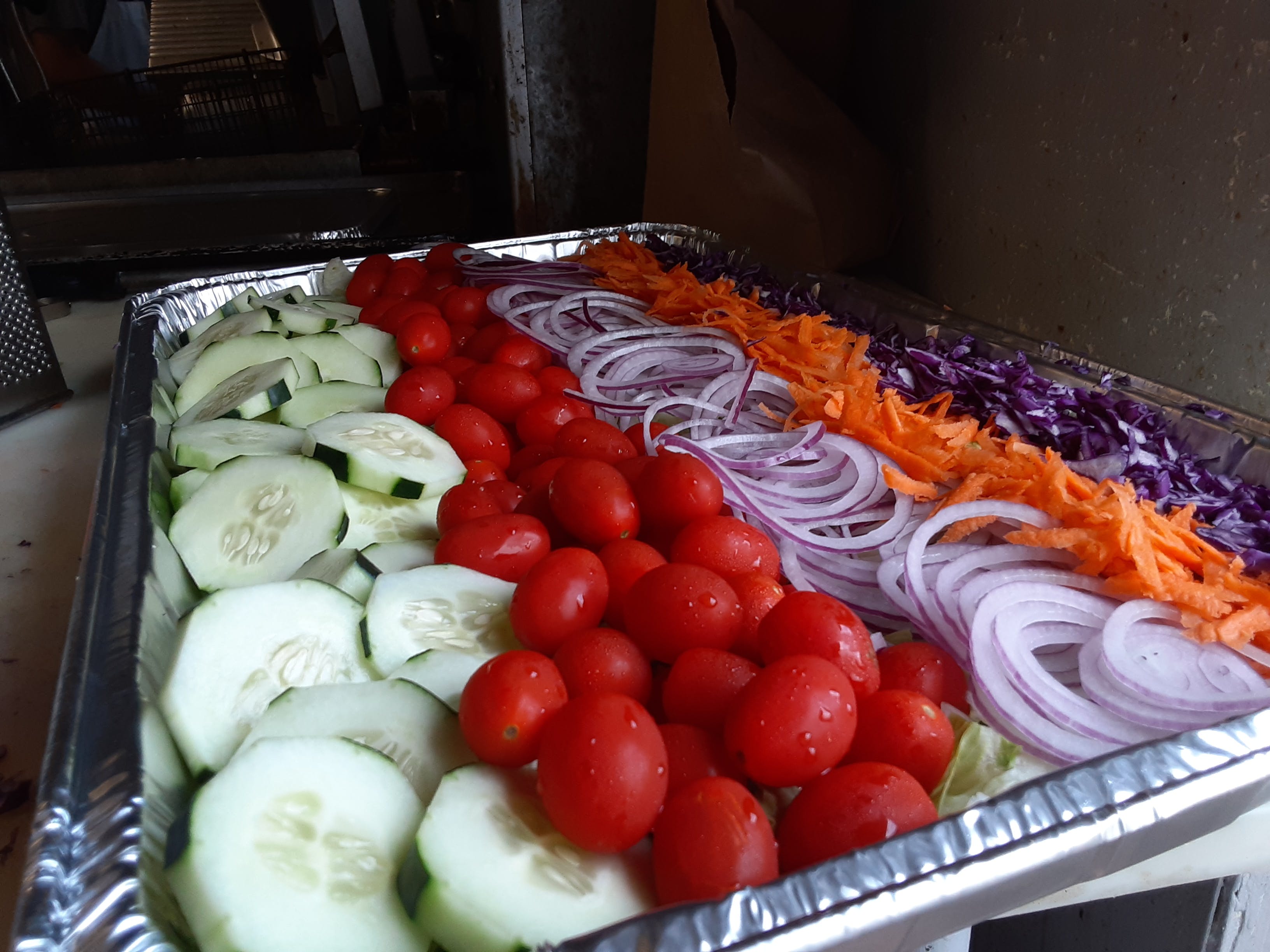 Order House Salad Catering - Half Tray food online from Melrose East Restaurant & Pizza store, Southampton on bringmethat.com