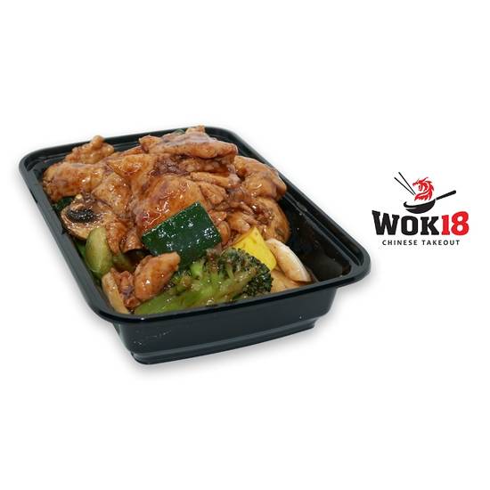 Order Chicken w/ mixed vegetables food online from Wok 18 store, Teaneck on bringmethat.com