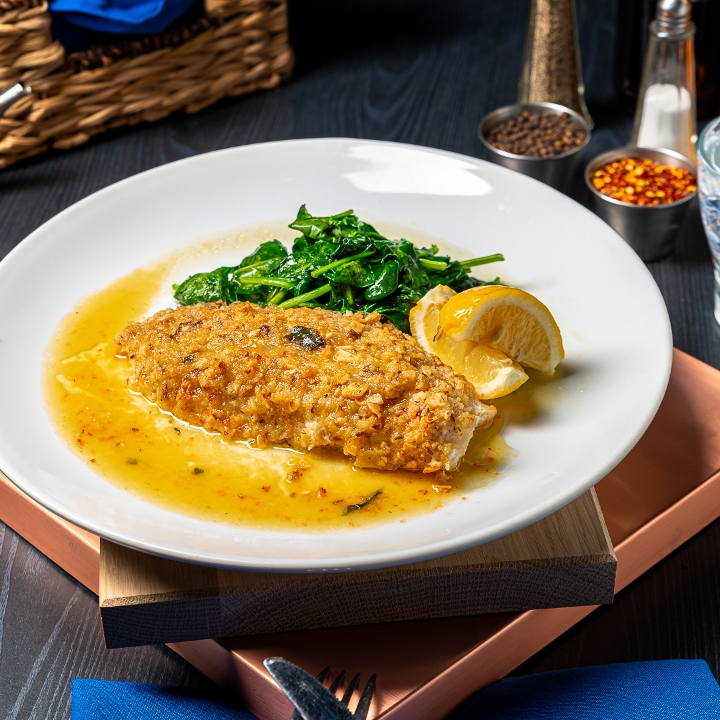 Order Almond Crusted Grouper food online from Tavern On The Point store, Chicago on bringmethat.com