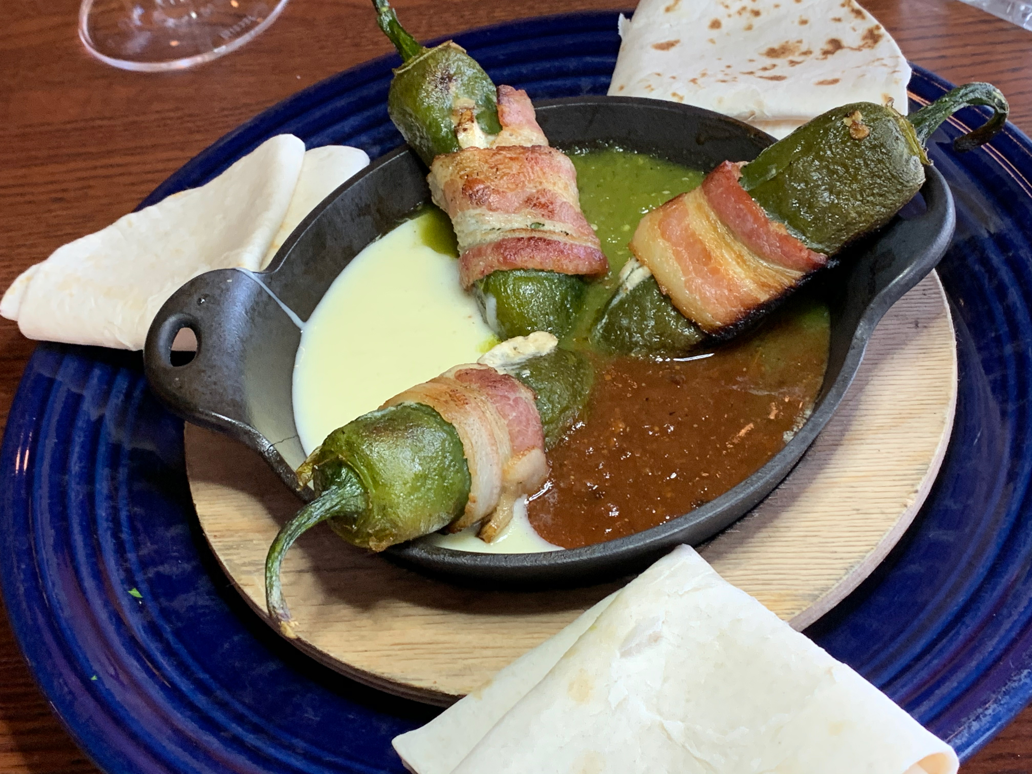 Order Bacon Wrapped Jalapeños food online from Stokes Old Market store, Omaha on bringmethat.com