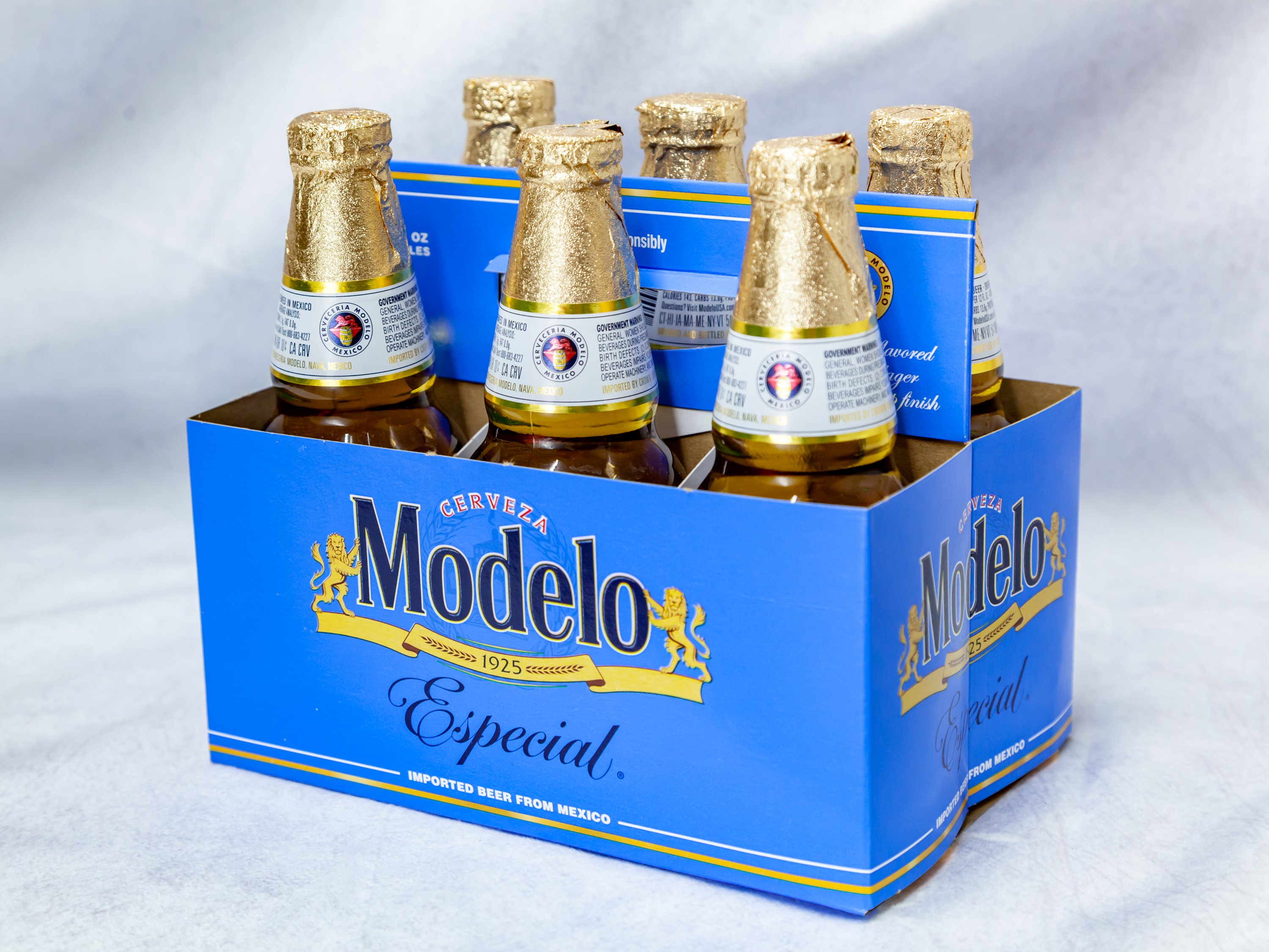 Order 6 Pack Bottle Modelo Especial food online from Gallaghers Drive-In Liquor store, Oakland on bringmethat.com