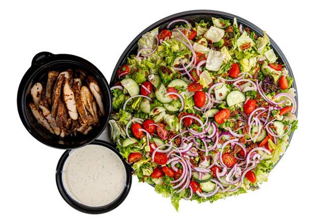 Order GRILLED CHICKEN BLT SALAD food online from Taco Mac Buford store, Buford on bringmethat.com