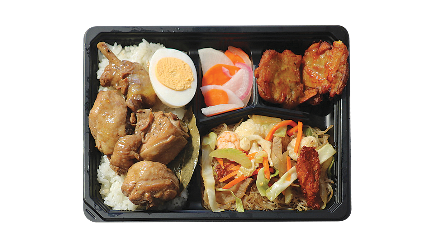 Order Chicken Adobo Bento Bx food online from Grill City store, West Covina on bringmethat.com