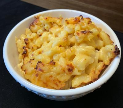 Order 1 lb. Baked Macaroni and Cheese food online from Bobby Chez Crab Cakes store, Cherry Hill on bringmethat.com