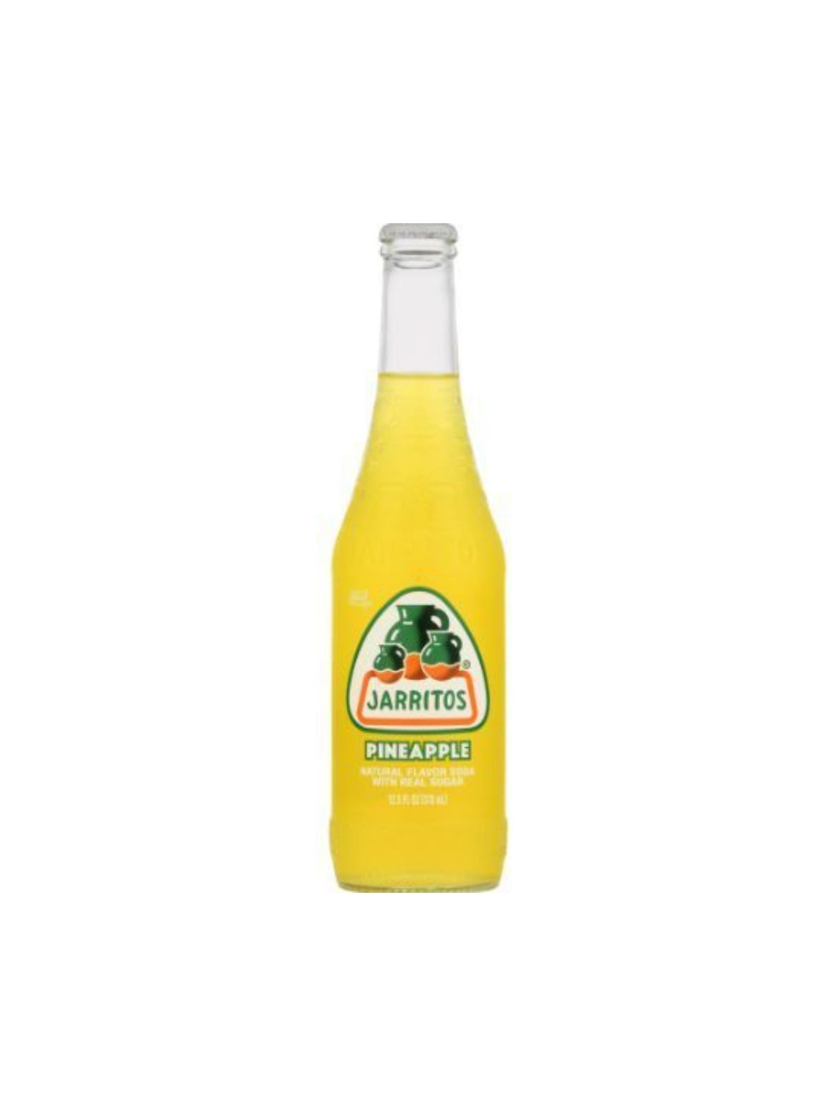 Order Jarritos Soda Pineapple (12.5 oz) food online from Stock-Up Mart store, Houston on bringmethat.com