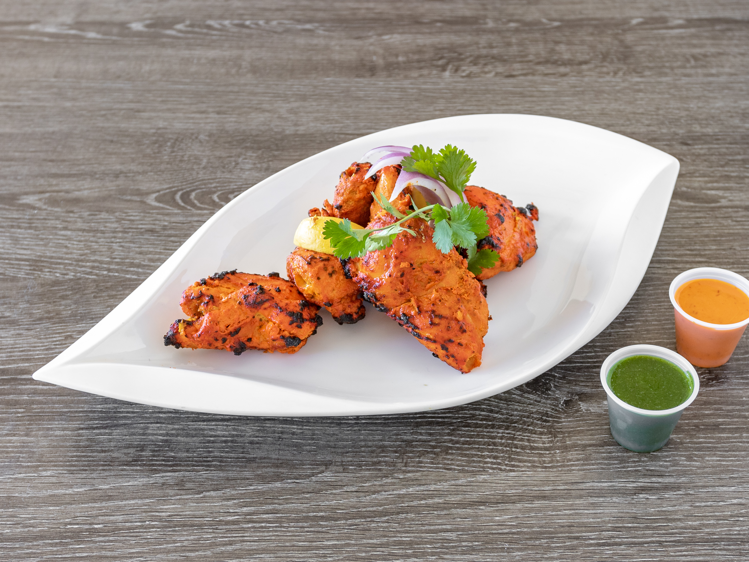 Order Tandoori Chicken Tikka food online from Fresh Curry Chefs store, Camarillo on bringmethat.com