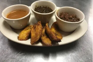 Order AKWAABA STEWS WITH PLANTAIN food online from African Grill And Bar store, Denver on bringmethat.com