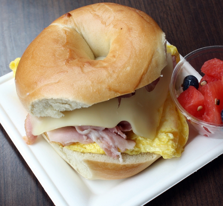 Order Ham Cheese Egg Breakfast Sandwich food online from Garden Cafe store, Youngstown on bringmethat.com