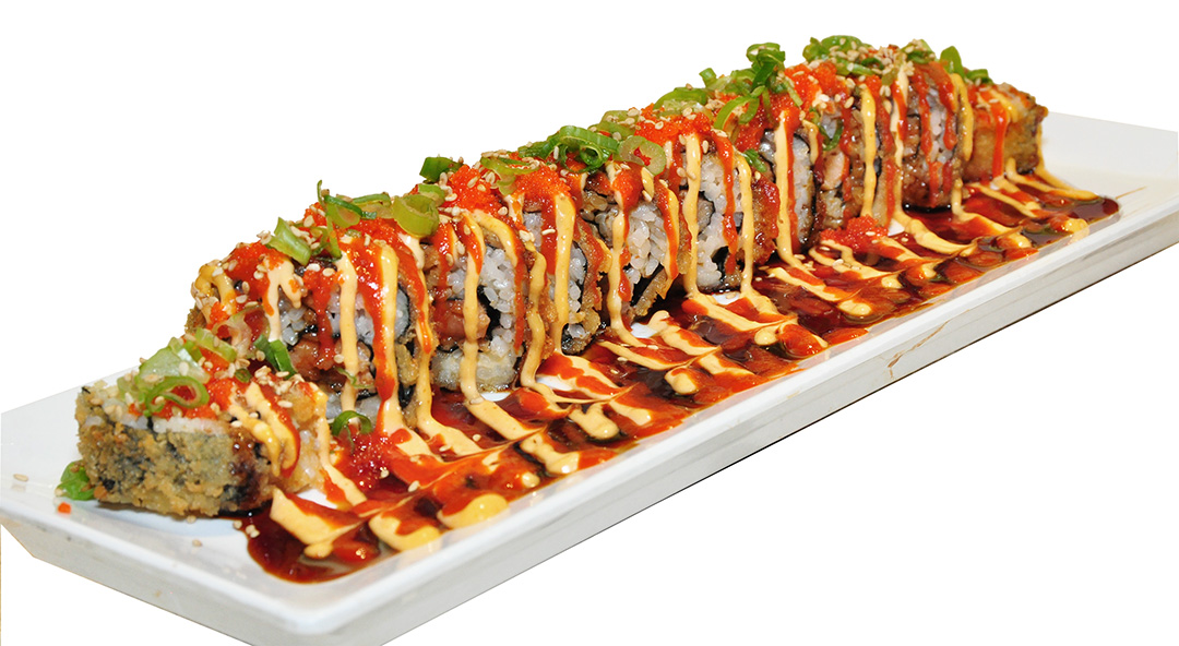 Order Fire Cracker Roll food online from Rock Japanese Cuisine store, San Francisco on bringmethat.com