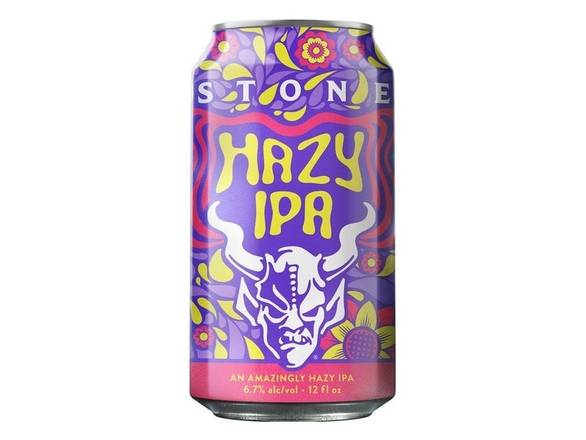 Order Stone Hazy IPA - 6x 12oz Cans food online from Garfield's Beverage Warehouse store, Chicago on bringmethat.com