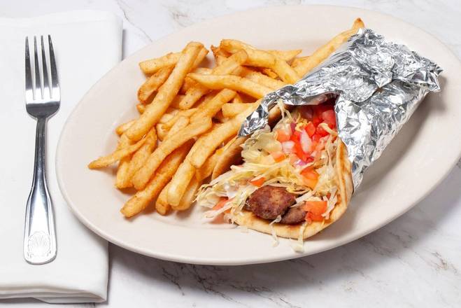 Order Traditional Beef Gyro food online from Mr. G store, New London on bringmethat.com