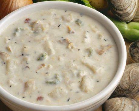 Order Clam Chowder cup  food online from Pepper Farm Deli store, Santee on bringmethat.com