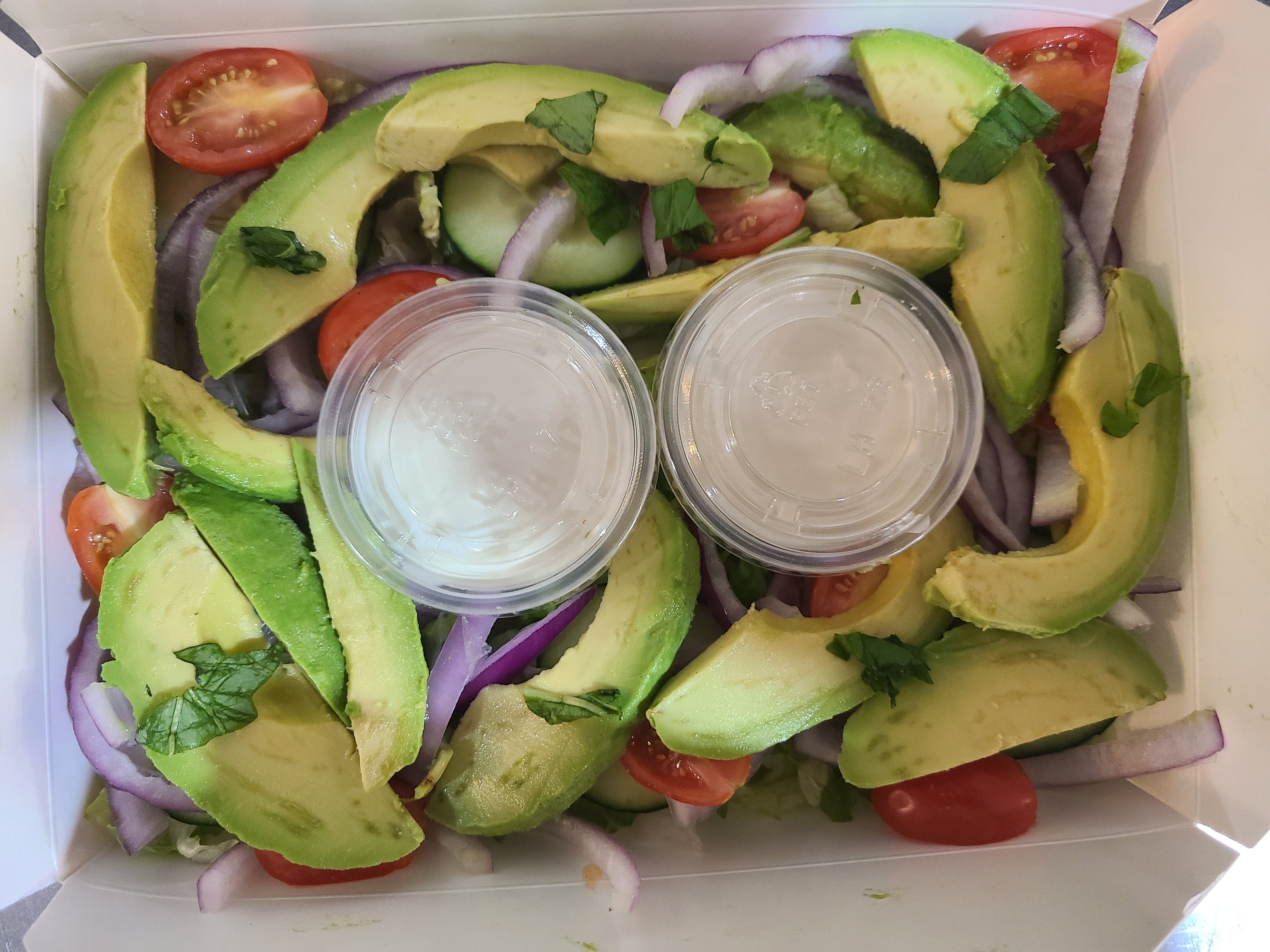 Order Avocado Salad - Salad food online from Shawarma House store, San Francisco on bringmethat.com
