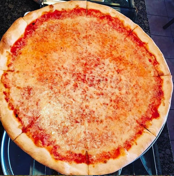 Order Plain Round Cheese Pizza - Medium food online from Godfather Italian Grill store, Mays Landing on bringmethat.com
