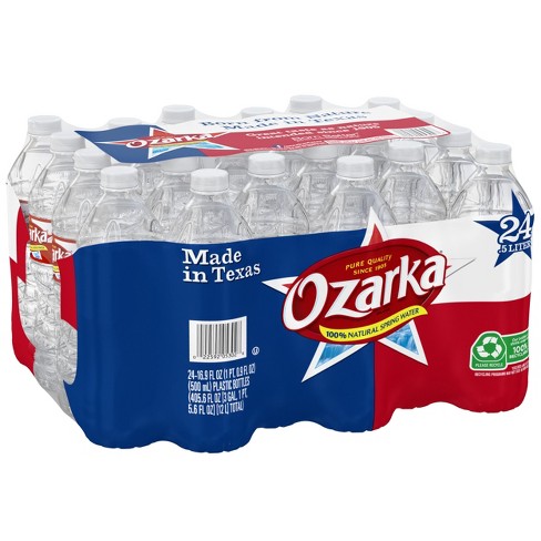 Order Ozarka Water (16.9 oz) (24 pk) food online from Checkout Food Stores #69 store, Spring on bringmethat.com