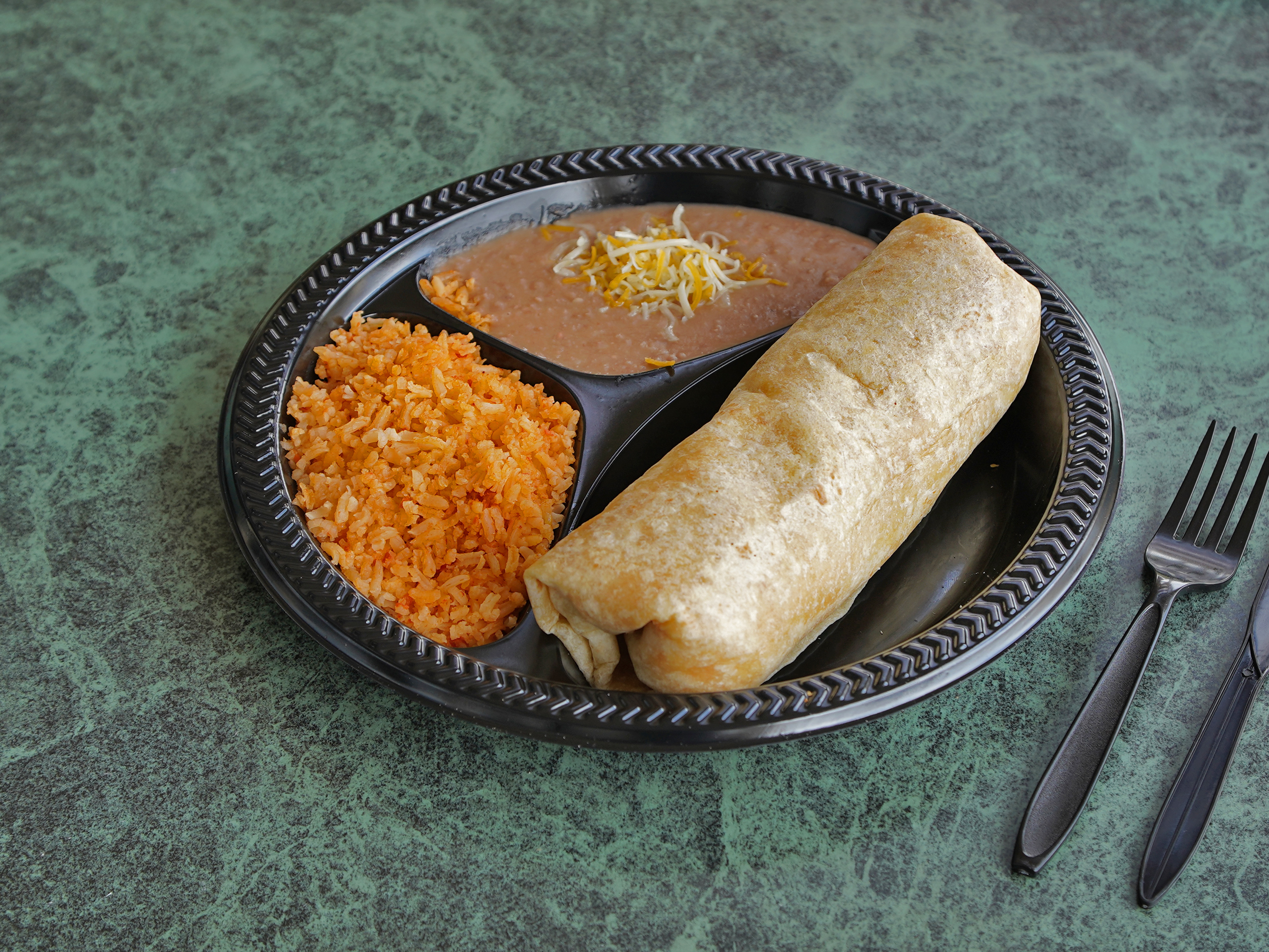Order 3. One Burrito of Your Choice Combo food online from Cabo Cabana Fresh Baja Grill store, Stevenson Ranch on bringmethat.com