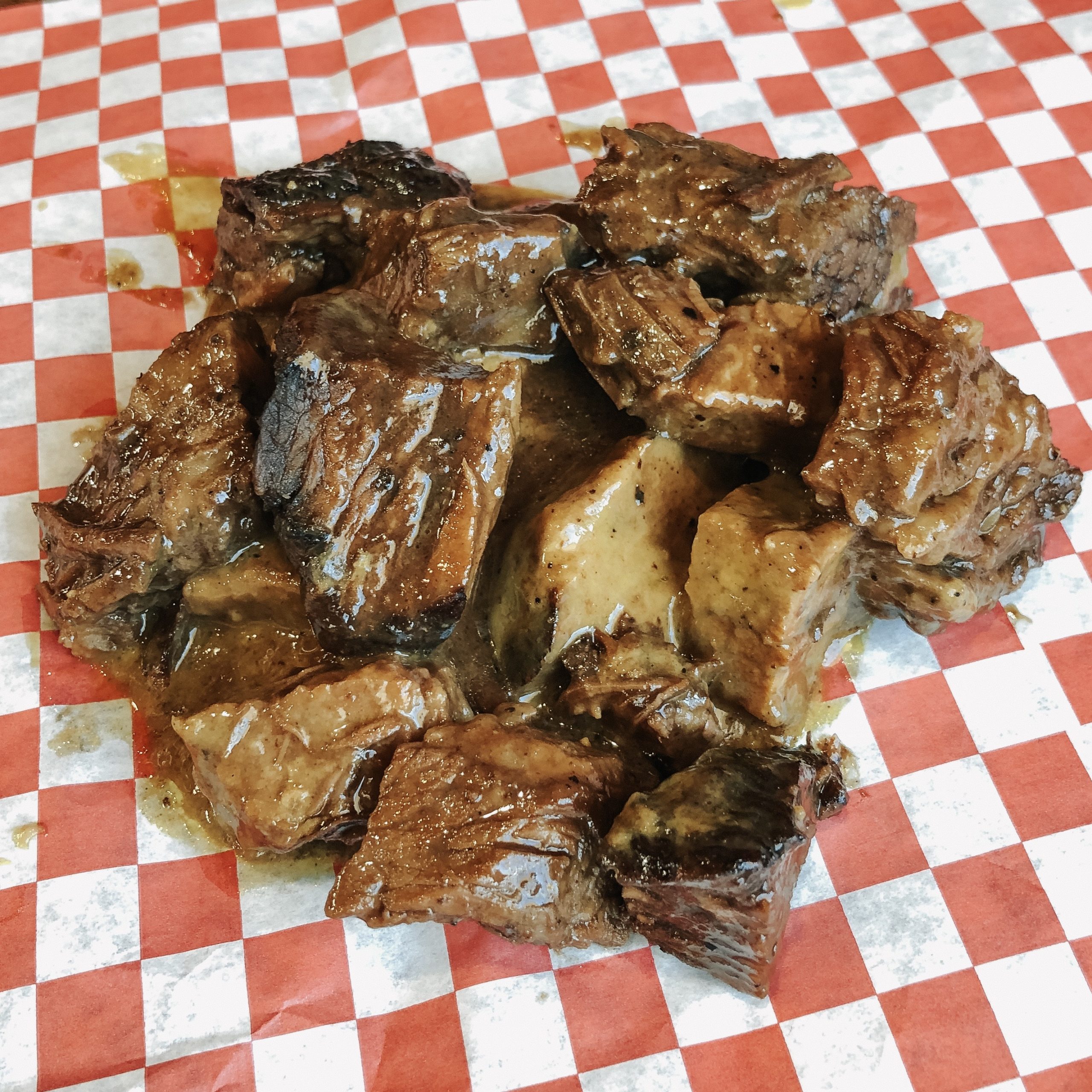 Order 1/2 LB - Burnt Ends food online from Maurice's Piggie Park store, Columbia on bringmethat.com